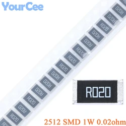 100pcs/10pcs 0.02ohm 2512 SMD Resistor 1W 0.02 ohm 0.02R R020 1% Chip Resistance High Precision