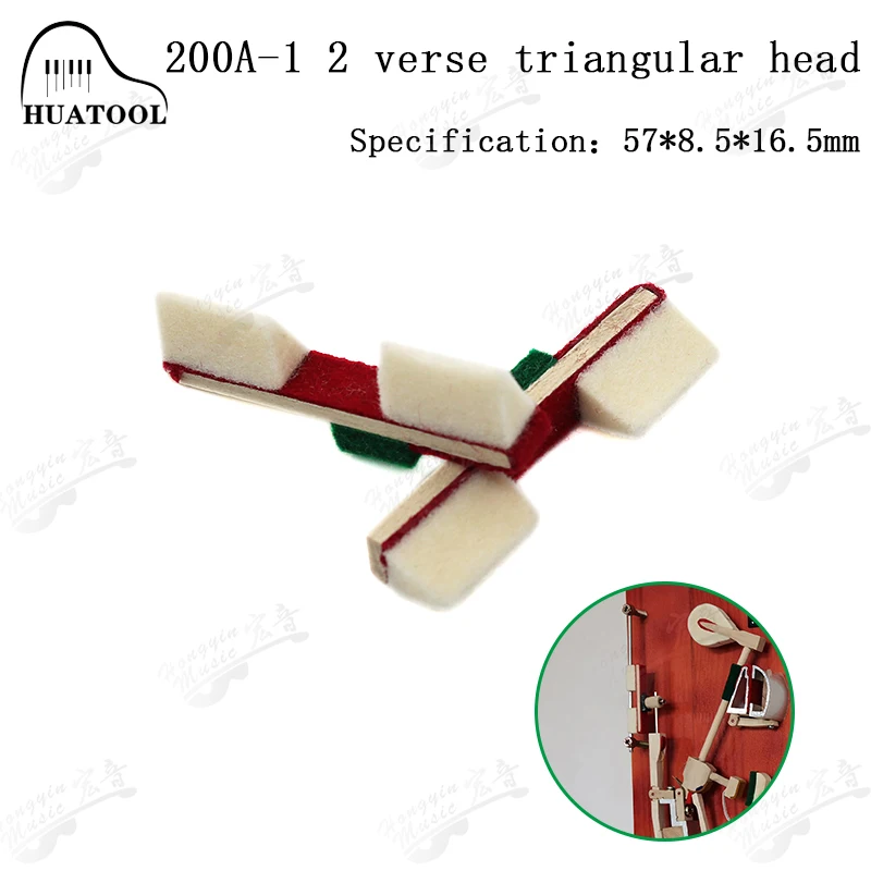 Outils de réparation de piano droit, pièces de tête de triangulation, accessoires de machine à cordes de piano, rainures, 201, 202, 203