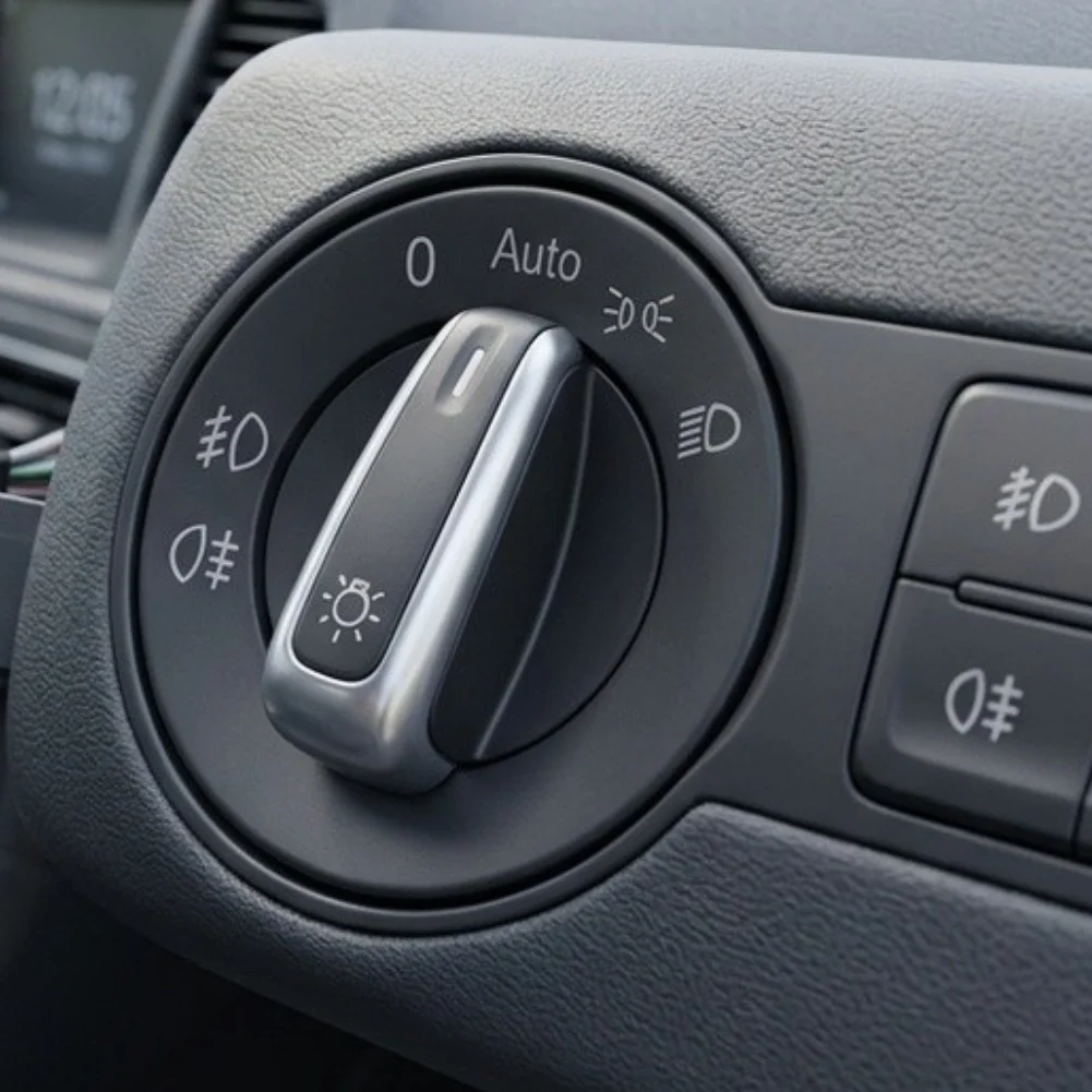 Auto Lighting Control Headlight Switch For Daily Driving Black Replacement Fog Light Switch Reliable Connection