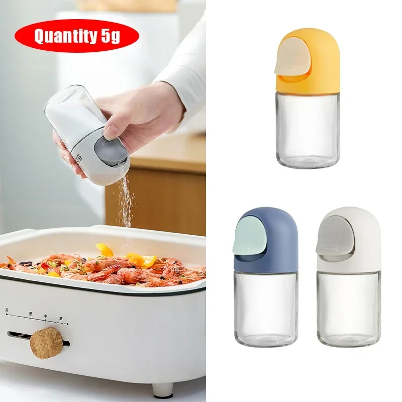 

New Salt Dispenser 0.5G Metering Sugar Shaker Jar Spice Organizer Salt Tank Sugar Bottle Kitchen Organizer and Storage Container