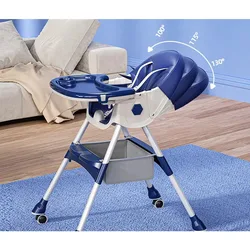 Baby Multifunctional Design Dining Chair Foldable and Portable for Home Use Children's Multifunctional Adjustable Dining Chair