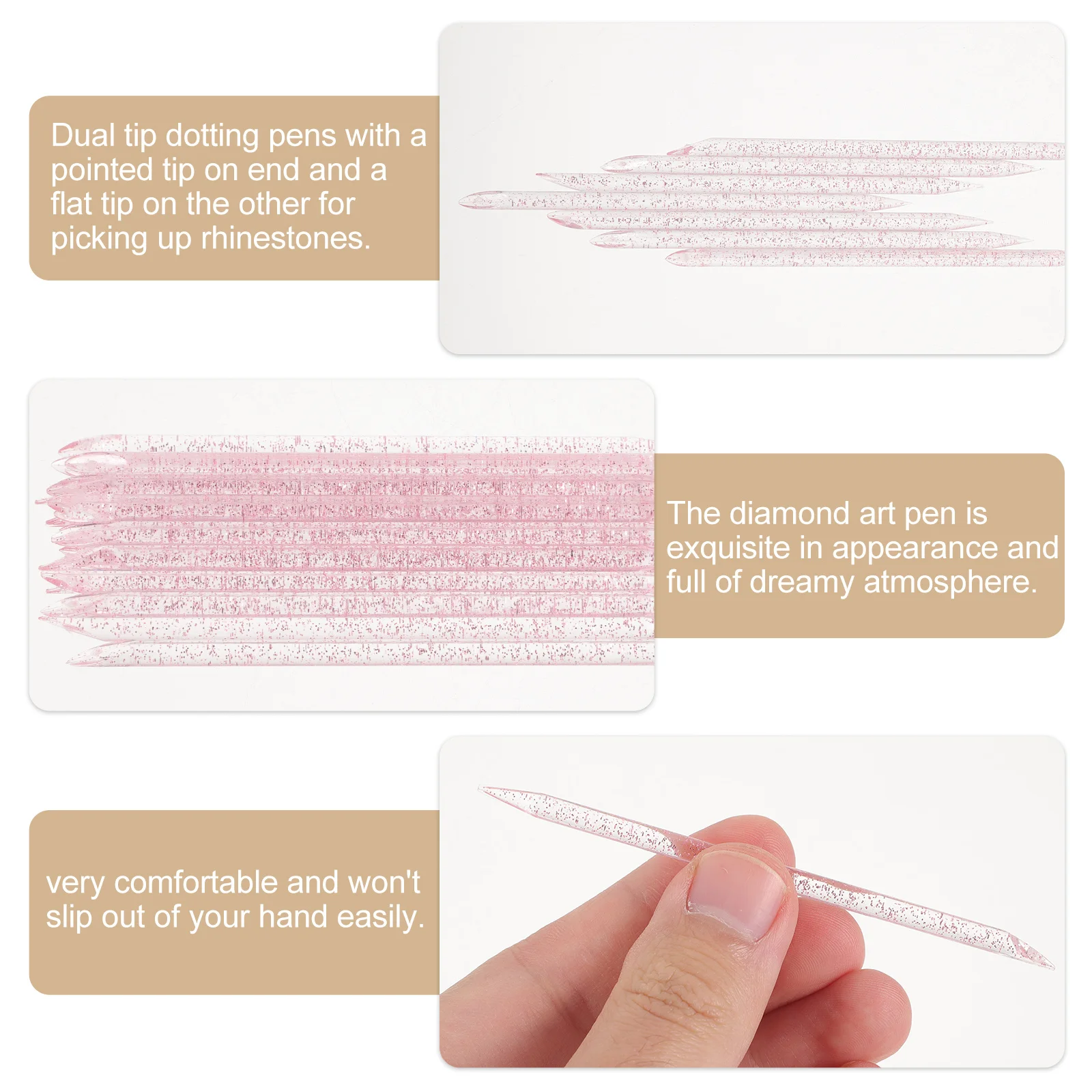 

Набор для маникюра: 100 шт. двусторонних инструментов для нанесения страз и точечной росписи ногтей