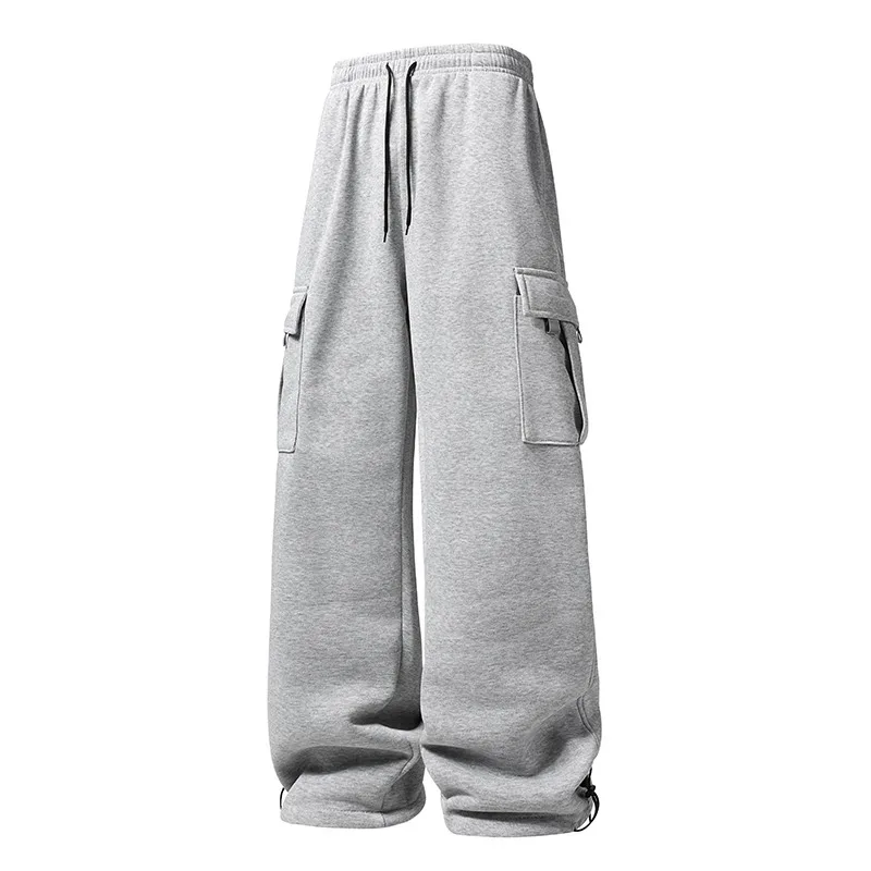 Men Women Couple Striped Taslon Sweatpants Casual Sports All Match Long Trousers Spring Autumn Winter