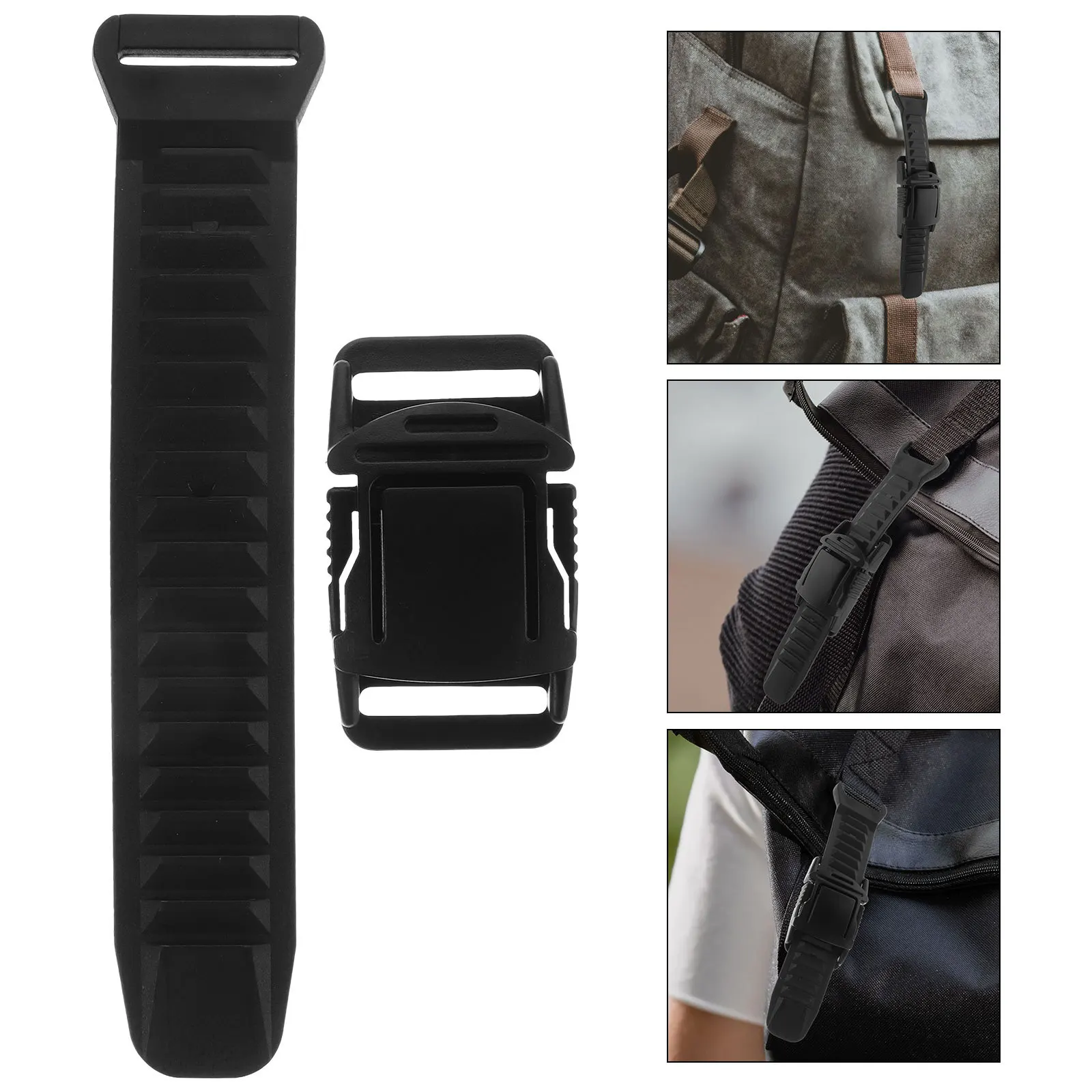 

10 set Adjustable Strap Buckle Set For Backpack Bag Hiking Belt Replacement Plastic Clip Detachable Buckles Bag Accessories