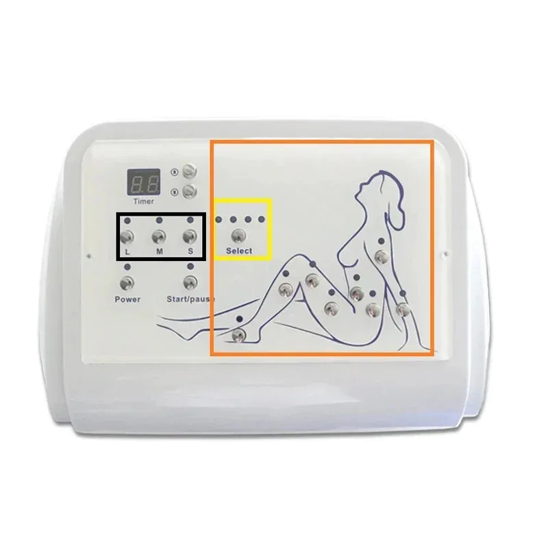 Air Wave Pressure Lymphatic Drainage Vacuum Therapy Pressotherapy Machine Relax Muscles Leg Waist Body Massage Air Compression