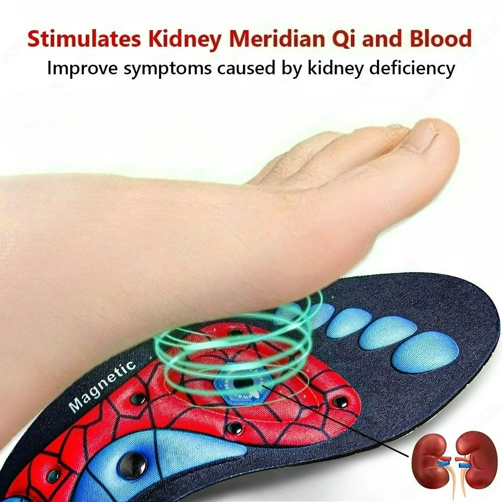 العلاج المغناطيسي الطبي النعال الرياضية تدليك القدم فقدان الوزن التخسيس العلاج بالابر نعل مكافحة التعب الرعاية الصحية منصات الأحذية