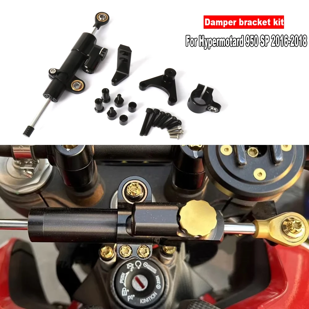 

NEW Motorcycle Steering Stabilizer Damper Bracket Mounting Kit Accessories For Ducati Hypermotard 950 HYPERMOTARD 950 SP