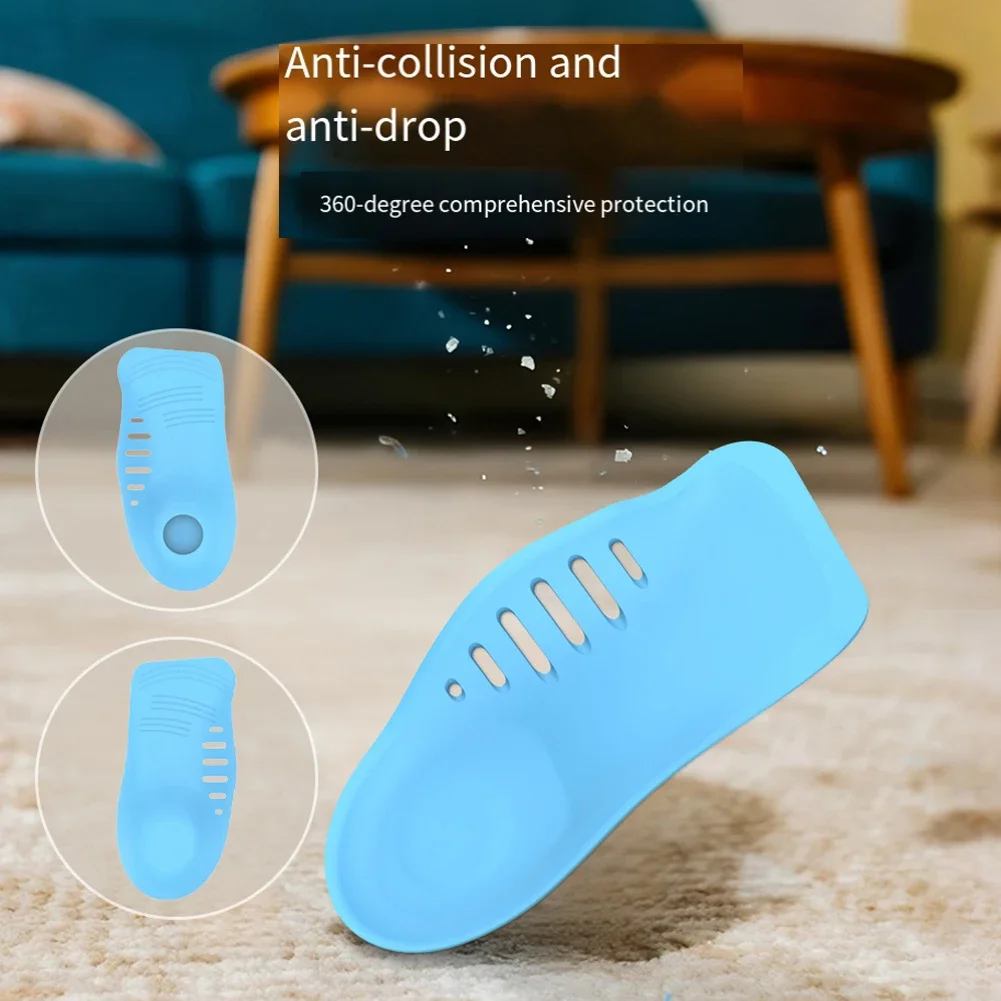 

1pair For AirTag Silicone Shoes Insole Positioning And Tracking Insoles Blue Comfortable Securely Shoe Inserts For Elderly&Kids
