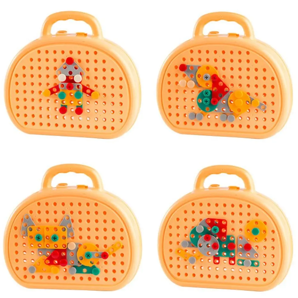 203-delige babypuzzel Assembleren van speelgoed Creatieve mozaïekpuzzel Hands-On schroefgereedschapset Speelgoed Interactieve STEM-reparatieset voor kinderen
