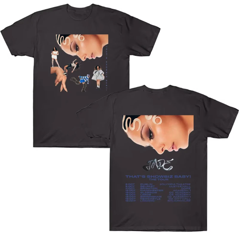 

Jade That's Showbiz Baby! Tour 2025 Tees Jade Thirlwall Fashion Aesthetic T-shirts Harajuku Comfortable Cotton Tshirt Unisex Top