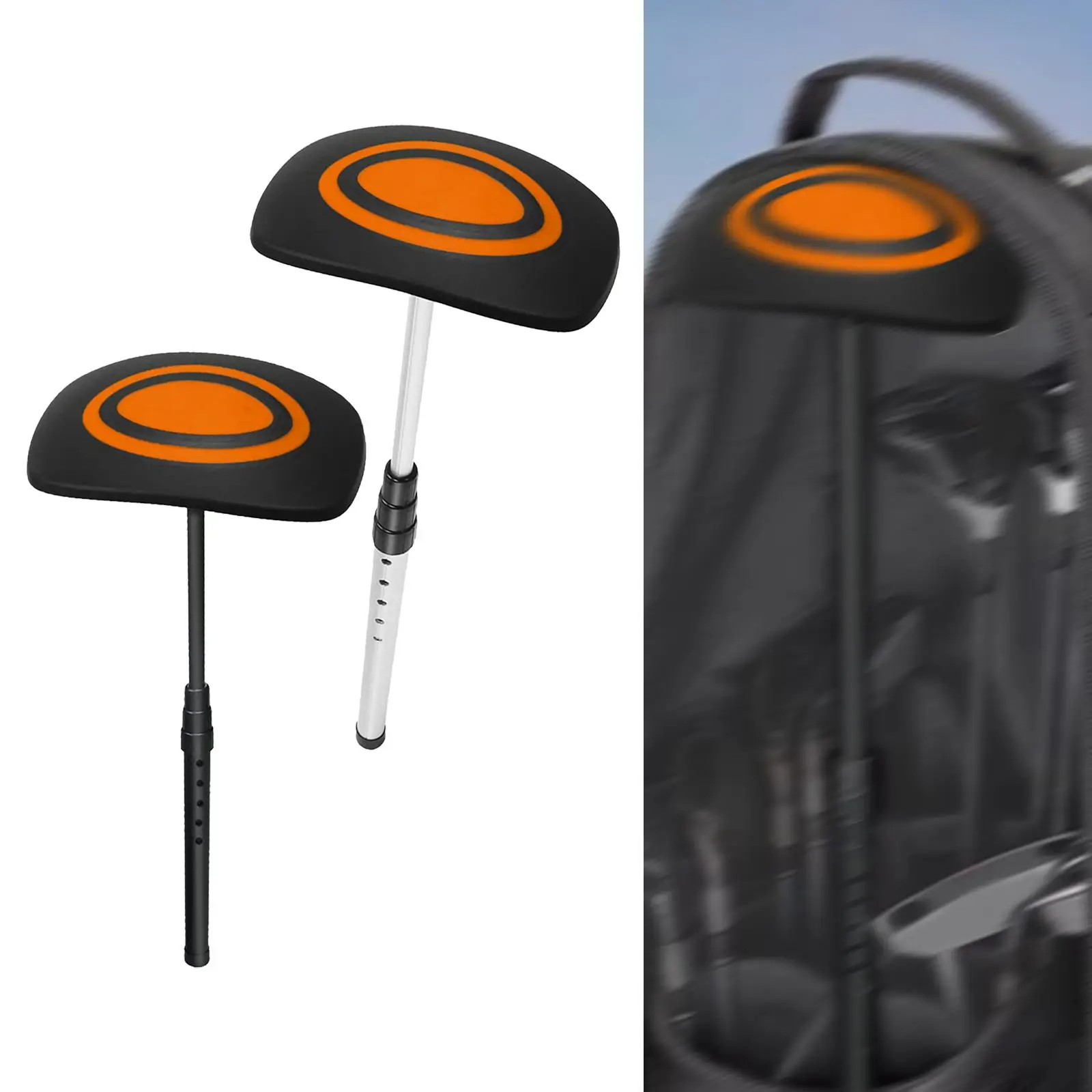 Varilla de soporte para bolsa de golf, palo de soporte de protección para transporte de regalo de golf, fácil