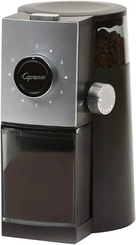 

Premium Coffee Burr Grinder with 15 Settings, Large Capacity & Auto Cup Selector