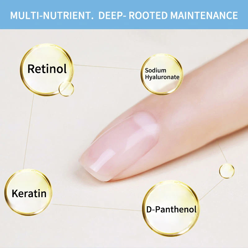 مصل العناية بالأظافر، يحسن الأظافر الضعيفة وتقشيرها، تركيبة هيبوالرجينيك مع الجلسرين للأظافر القوية والصحية