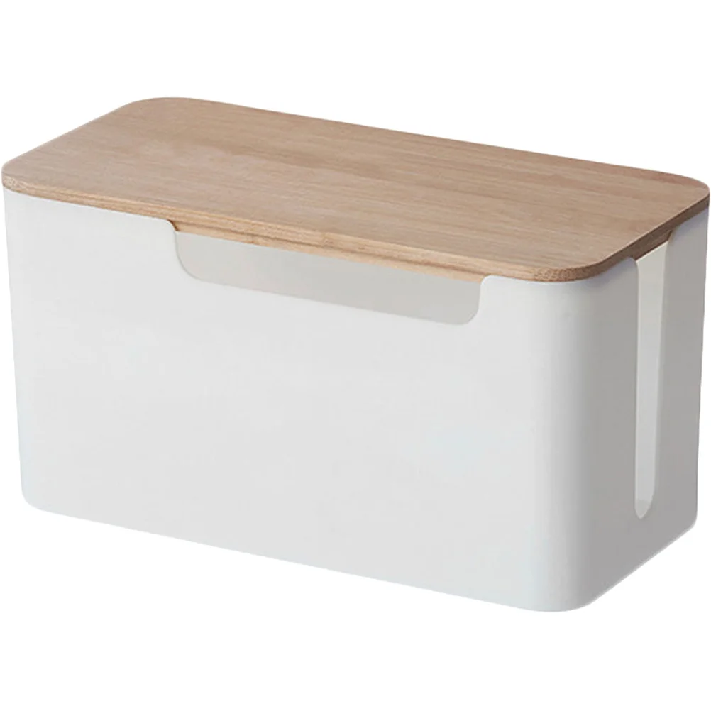 

Cable Storage Box Heavy-Duty Design with Excellent Heat Dissipation Cord Organizer Case for Charging Cables Sockets Power Lines