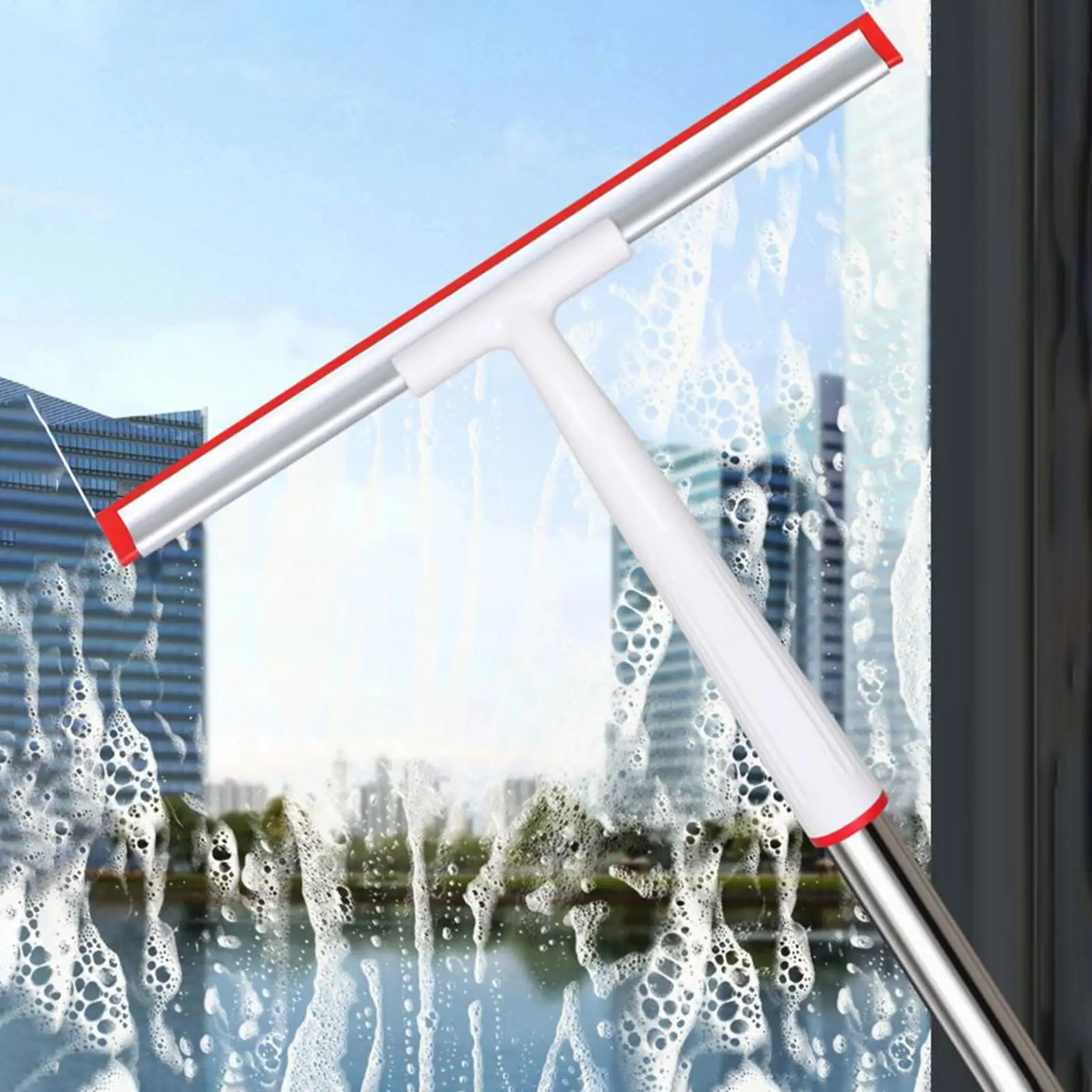 

1Pcs Shower Window Squeegee for Shower Doors Bathroom Window and Car Glass Cleaning Supplies for Housekeeping