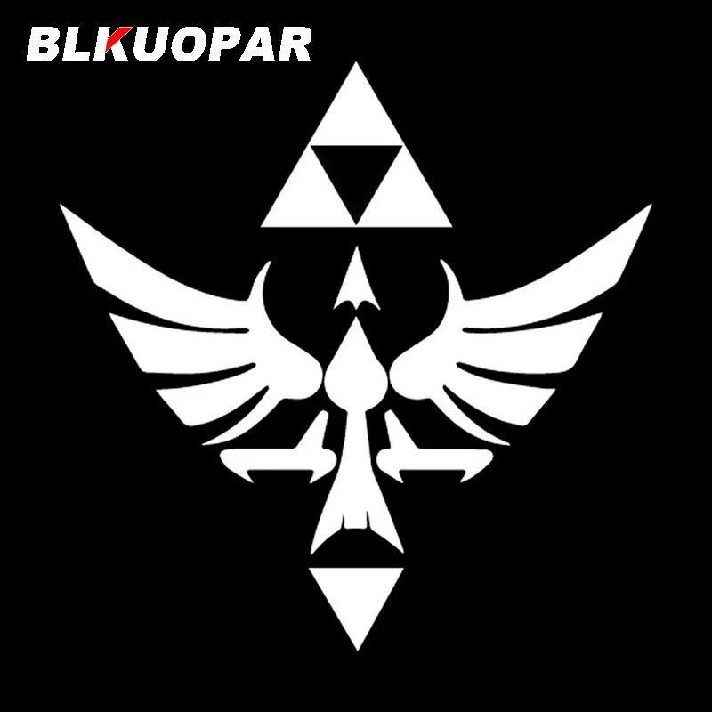 BLKUOPAR Zelda Car Sticker Personality Creative Funny Decal Scratch-proof Sunscreen Air Conditioner Motorcycle Car Accessories