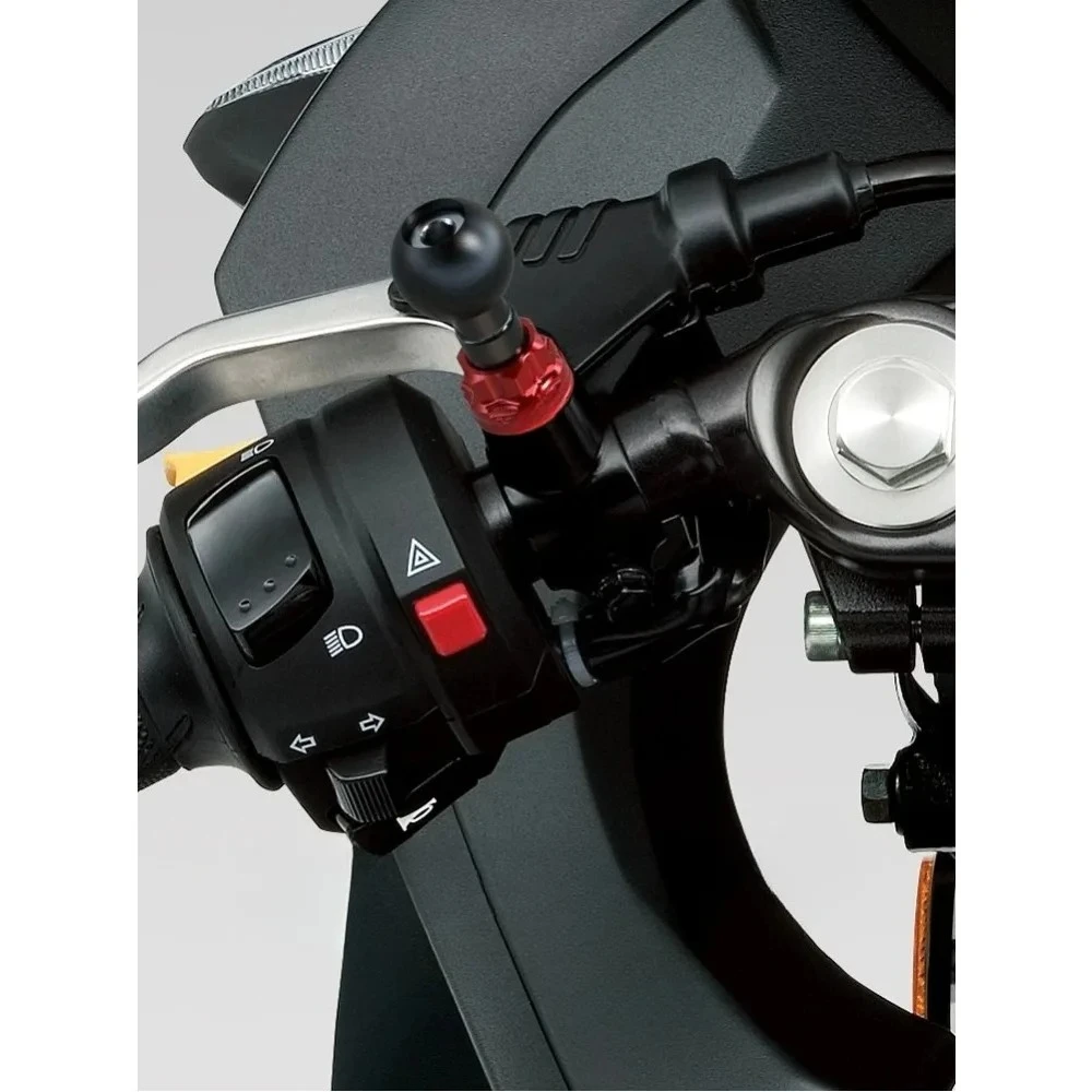 Motorcycle Mirror Seat Ball Head Screw Spirit Beast for Suzuki GSX250 Mobile Navigation Bracket Holder Positive Negative Teeth