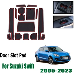 Rubber Anti-slip Door Groove Mat For Suzuki Swift Accessories ZC33S Suzuki Swift Sport Suzuki Swift 2018 Suzuki Swift 2020 Cup