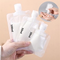 30/50/100ML Lotion Dispenser Bag Travel Reusable Pouch Shampoo Liquid Leakproof Refillable Cosmetic Packaging Storage Container