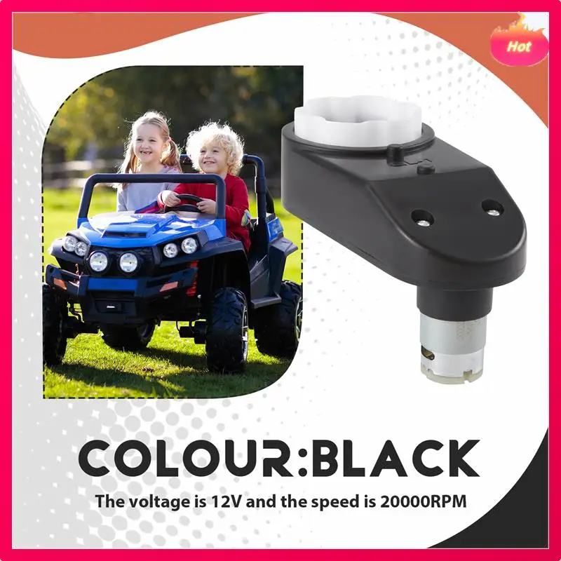 

RS390 Electric Motor Gearbox 12V 20000RPM Car DC Motor Gear Box For Kids Car Toy