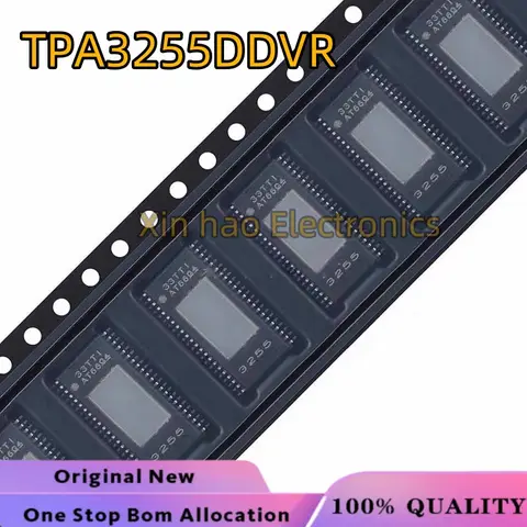 1PCS 100% Nieuwe Originele TPA3255 TPA3255DDVR TPA3255DD HTSSOP-44 Audio Versterker Chip IC Stereo Klasse D Audio Eindversterker 315W