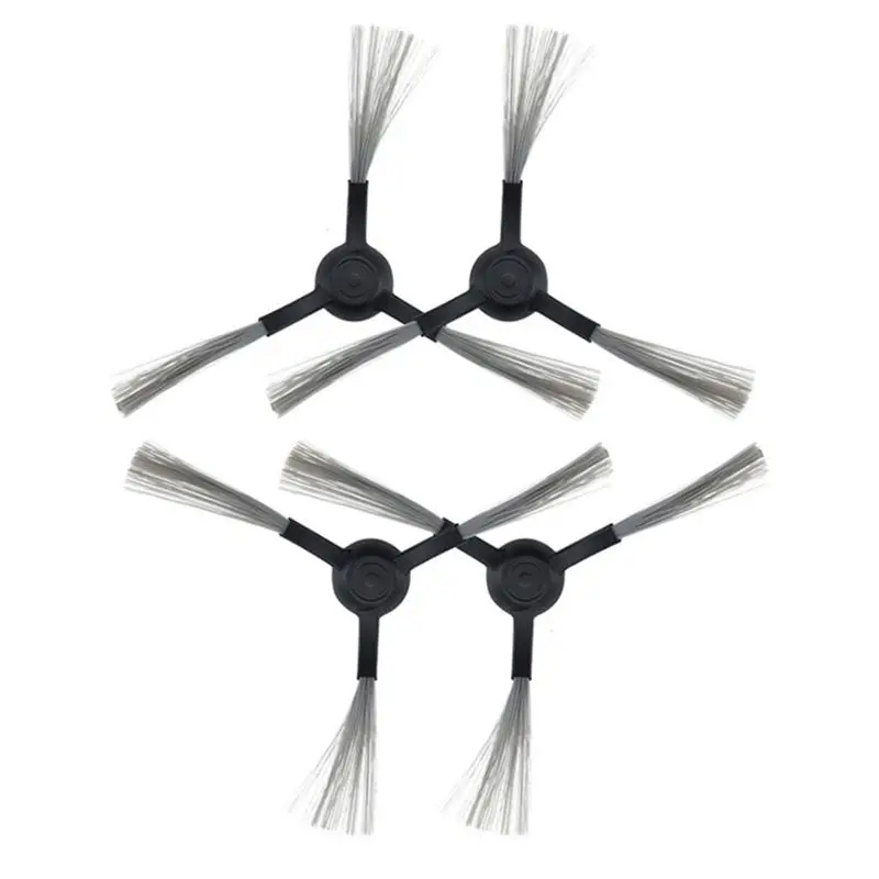 

ABVC, 4 шт., запасные части для робота-пылесоса Xiaomi Mi Roborock 1C, сменные боковые щетки, черные боковые щетки