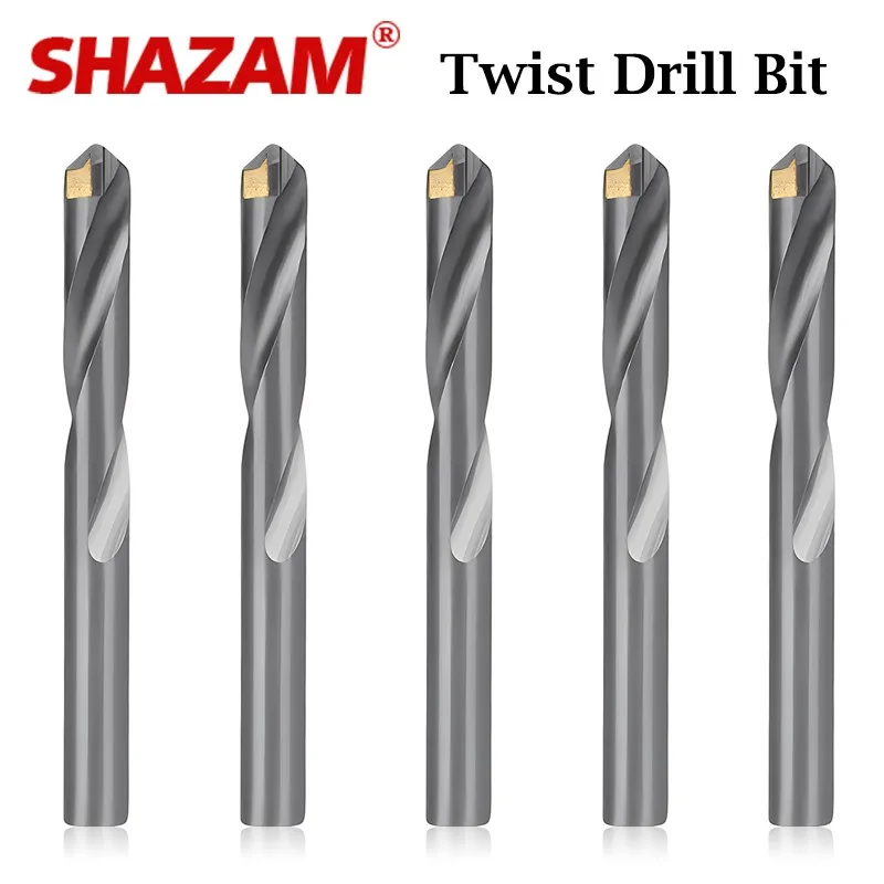 SHAZAM Cemented Carbide Tungsten Steel Bit Welding Stainless Steel Tile Spring Steel Angle Cast Iron Special Metal Twists Bit