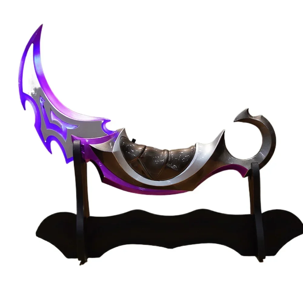 21 CENTIMETRI Valorant Reaver Karambit Gioco Periferia Acrilico Completo Mestiere Arma Modello Ornamento Ricarica Luminescenza Spada Colletibile Giocattolo