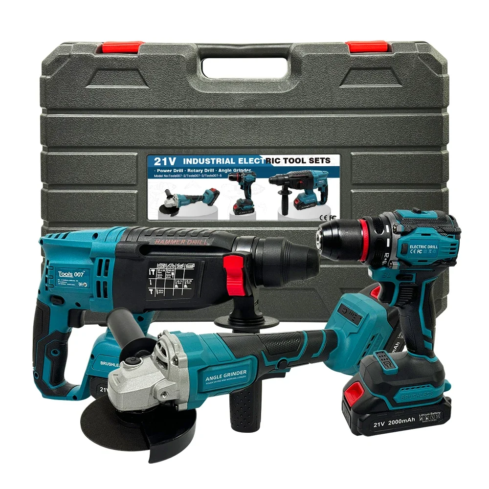 Big Discount!!! MKT Combination Power Tool 4 Kit 20V Power Cordless Electric Drills Sets Tool Kit