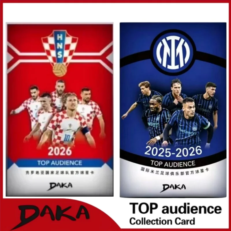 ‌2025-2026 Daka Ronaldo Messi Yamal Mbappe Roberto Baggio Football Collection Card Real Madrid Barcelona Manchester Player Card