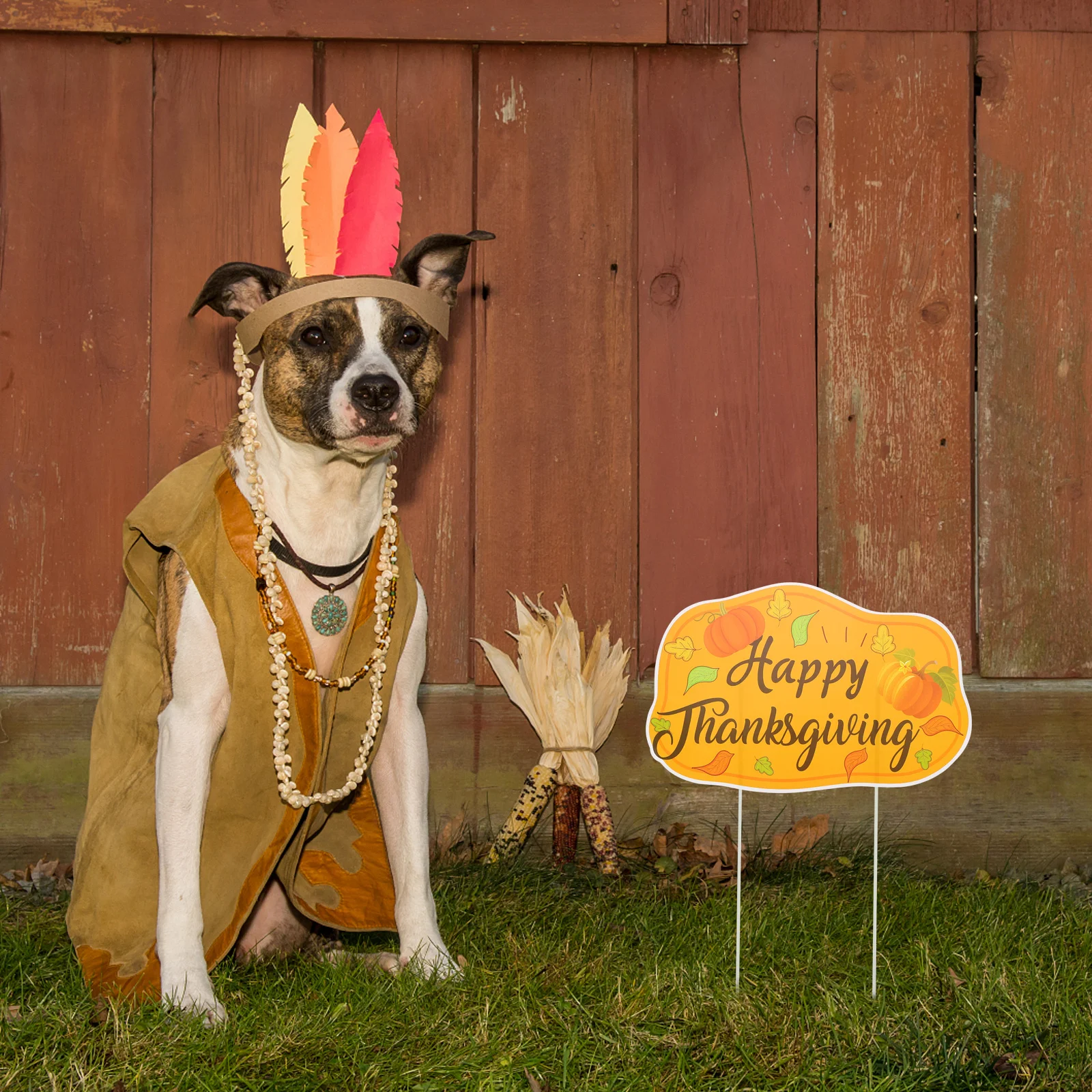 

1Pcs Festival Yard Stakes Sign Durable Party Decoration Realistic Textures Indoor Outdoor Use Lovely Yard Sign Party Decoration