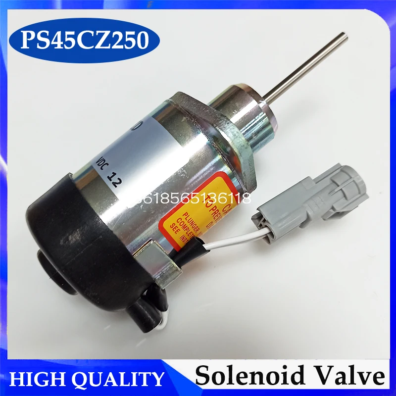 

12V Flameout Solenoid Valve 1G528-60010 PS45CZ250 Electrical Parts PS45CZ0254 PS45CZ290 for Kubota Actuator Solenoid D1503 V2203