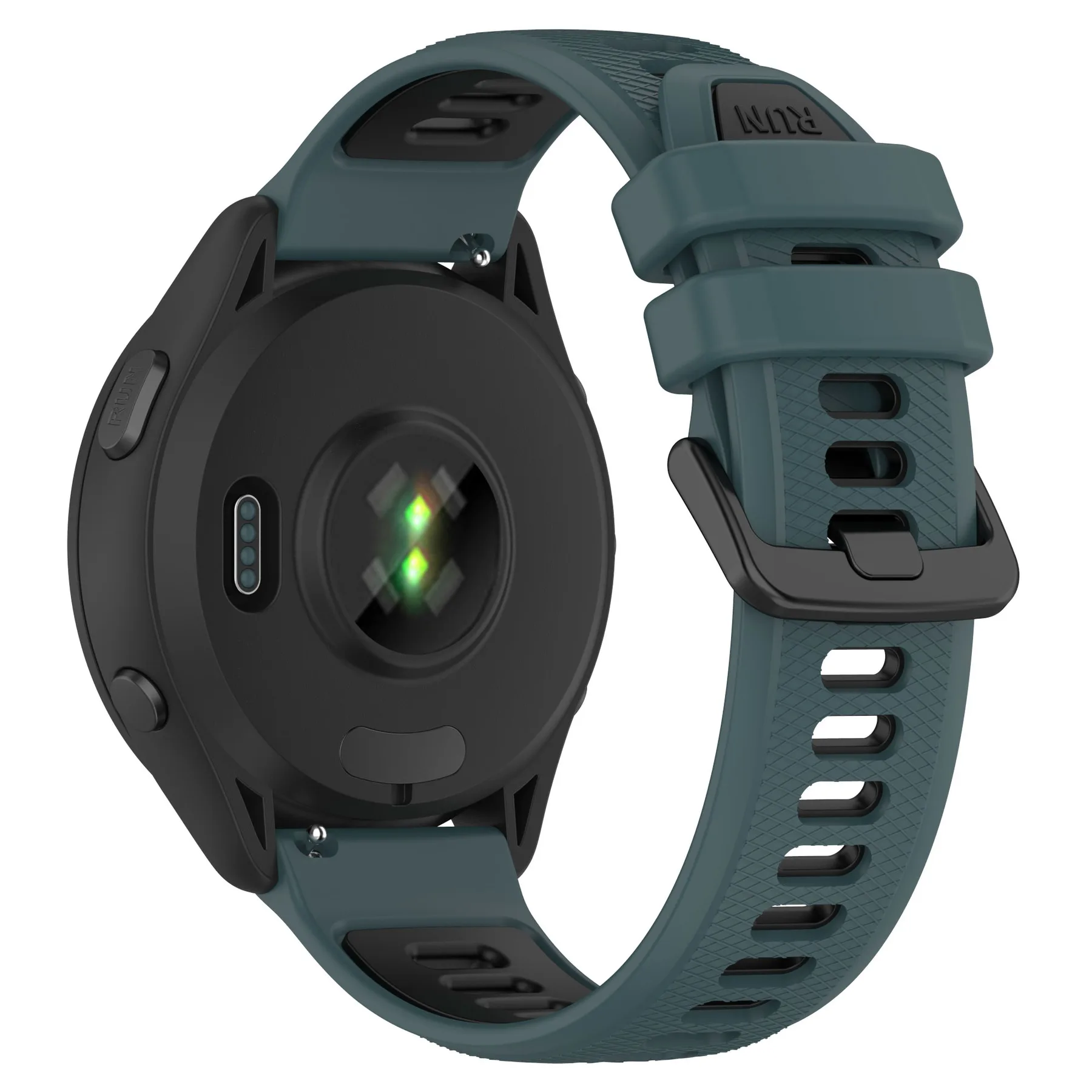 Tali jam silikon 18 20 22mm untuk Garmin Vivoactive 3/4, gelang Forerunner 255 265 245 745 Venu 2 Plus SQ
