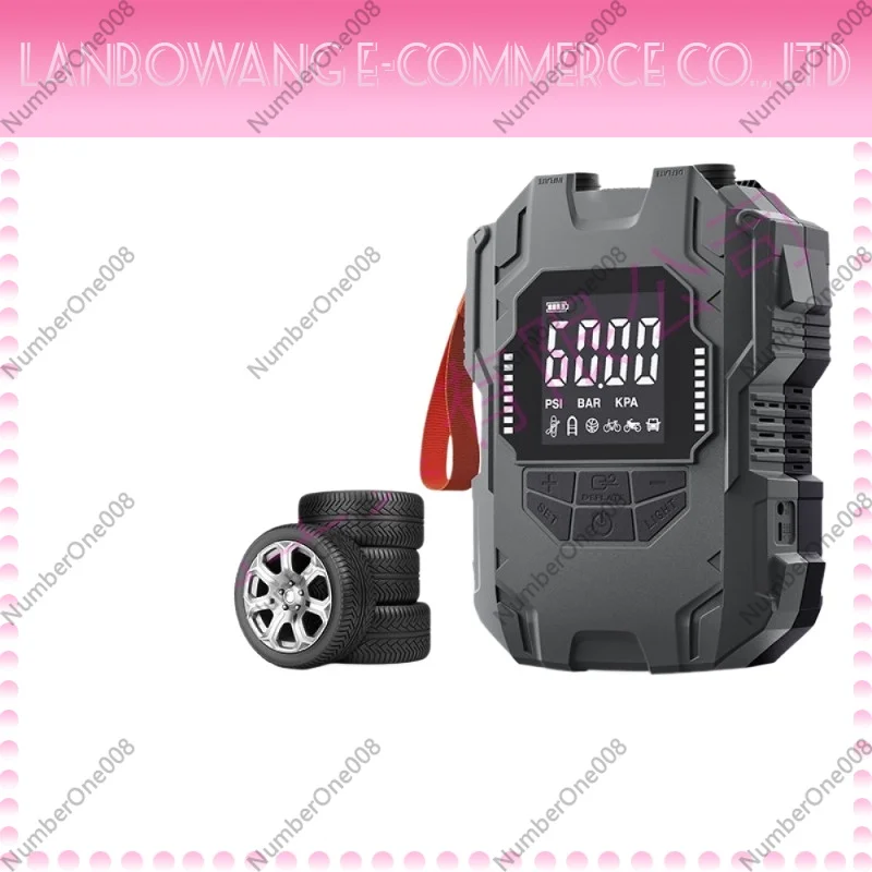 12V Lithium Battery Rechargeable Portable Car Air Pump For Car Tires Sup Paddle Board Inflatable Boat Camping Tent Mattress