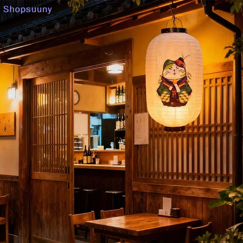 10 Zoll Hängende Papier-Japanische Laternen Kunstdekoration für Sushi-Restaurant, Izakaya, Hochzeit, Bistro, Partys, Dekorationen