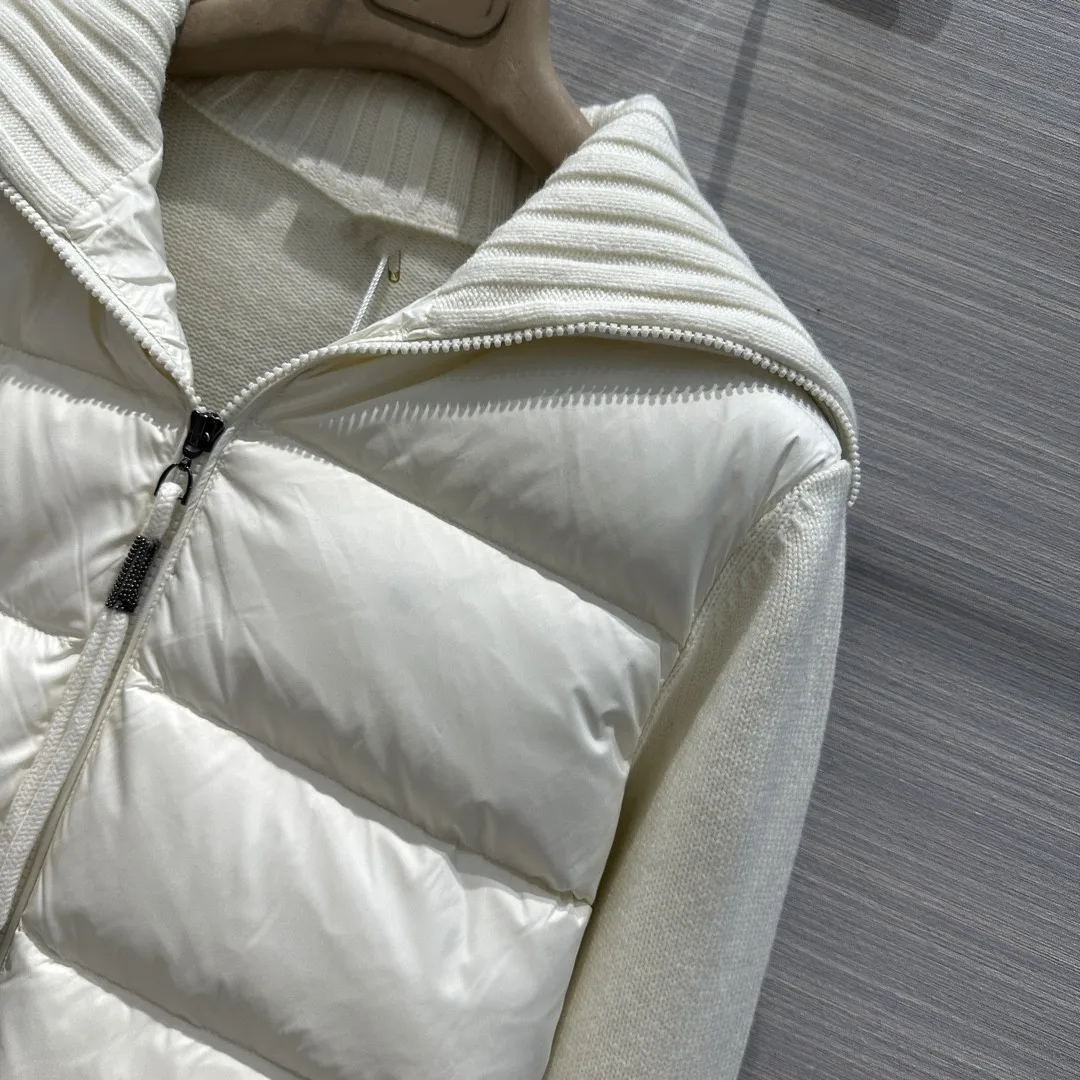 2025 ملابس نسائية سترة صوف مرقعة أسفل شتاء جديد 1104 #3