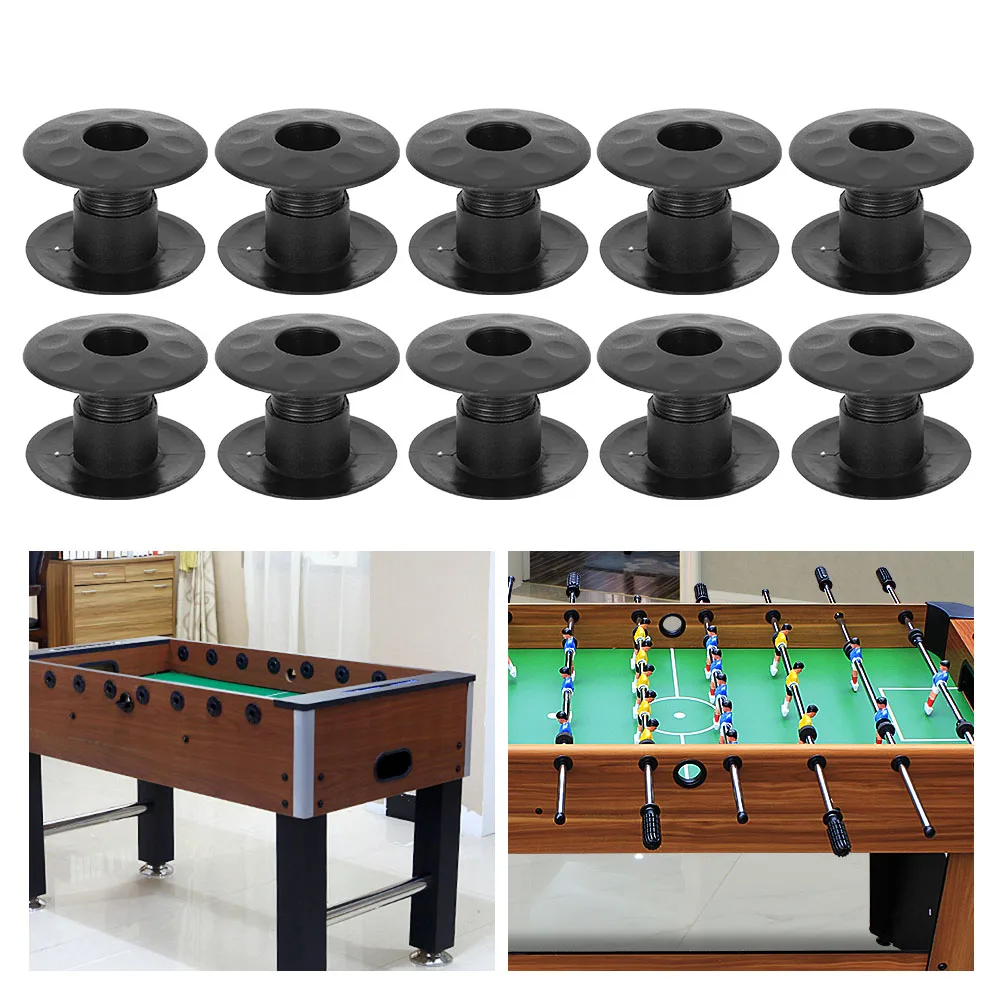 10 paia di boccole per biliardino da tavolo aste per cuscinetti per calcio balilla Foosball accessori per giochi divertenti