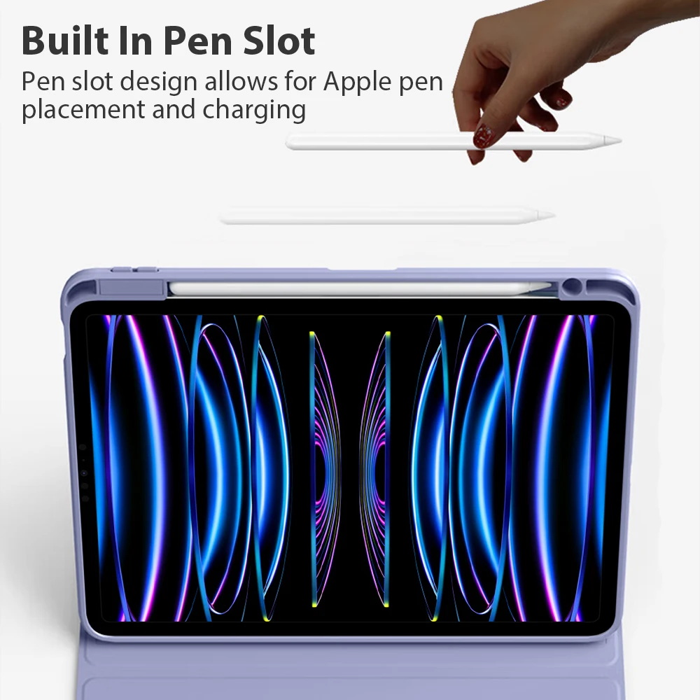 Case For Ipad Pro 12.9 6th 12 9 10 9th 10th Generation 10.9 11 4th Mini 6 Air 5 4 3 2021 7th 8th 10.2 360° Rotating Cover Funda