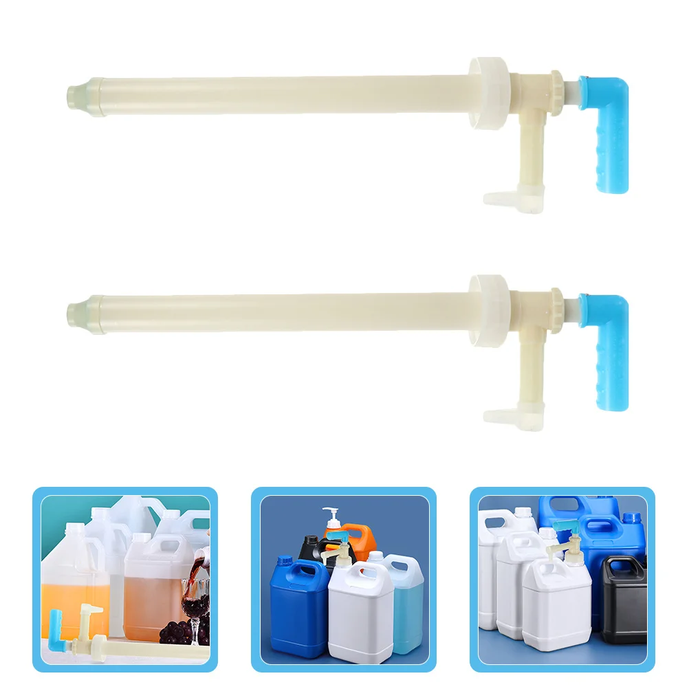 

2Pcs Multifunction Hand Pump Sturdy Practical Fluid Extractor for Emergency Gas Transfer and Common Liquids Liquid Sucker Pump