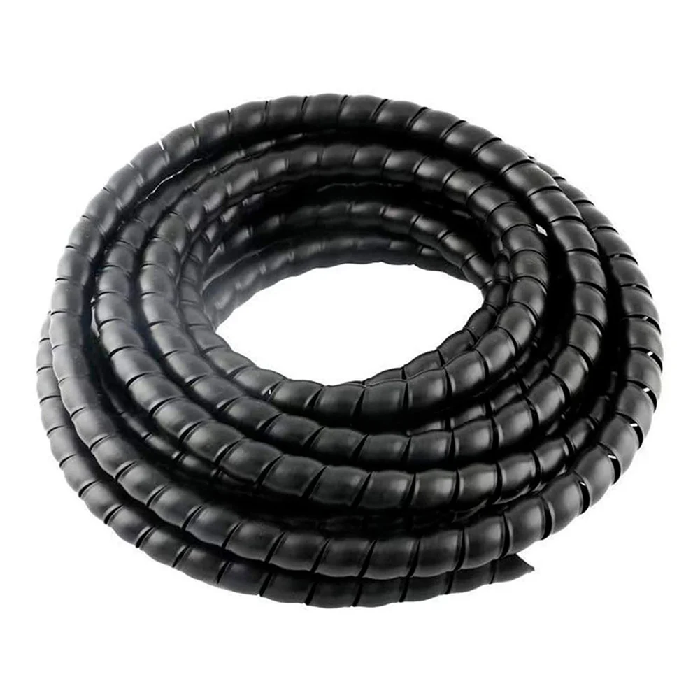 Spiral Wound Wire Protector Tube D20mm Inner Diameter 25m Length Flexible Hose Sleeve Spiral Winding Tube For Cable Management