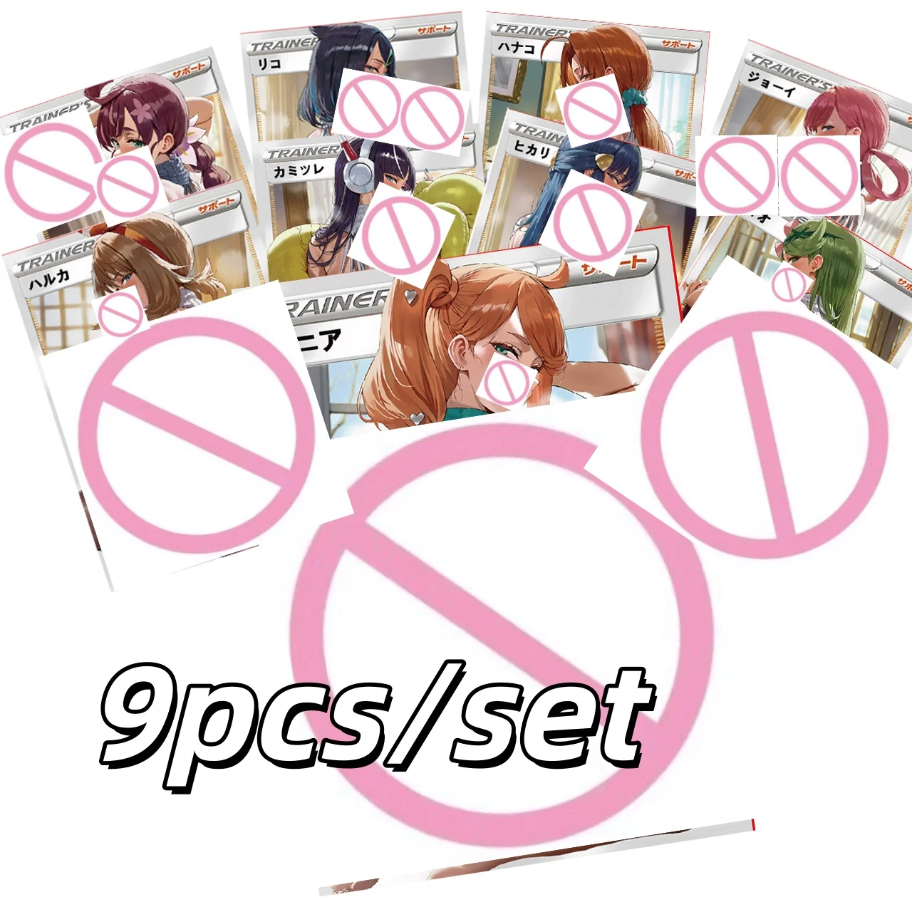 TCG Trainer Sweater Suspender 1-2 Issue Nurse Joy May Diy Collection Flash Card Elesa Dawn Mallow Sonia Goddess Story Anime Card