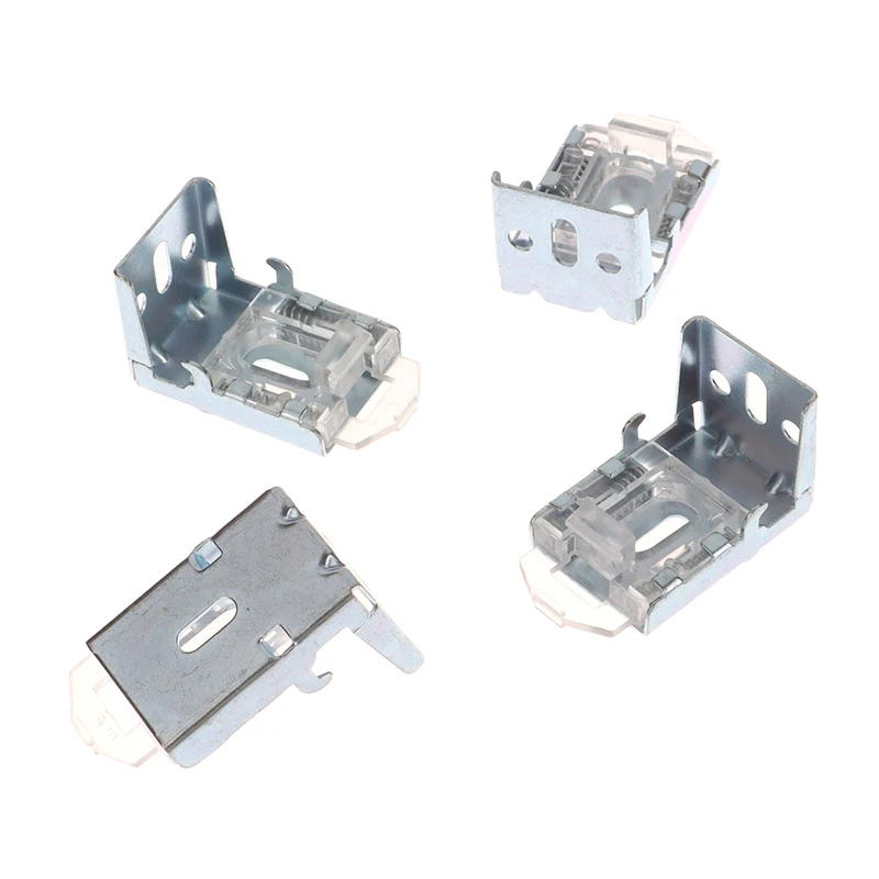 【M】4Pcs Iron Ceiling And Wall Brackets For Venetian Blinds Rail Loading Mounting Blinds Accessories 25MM