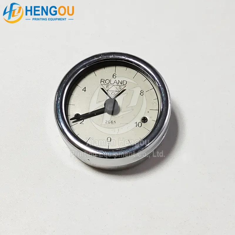 0-10 Offset Printing Machine Spare Parts Stroke Range Pressure Gauge Meter For Man Roland