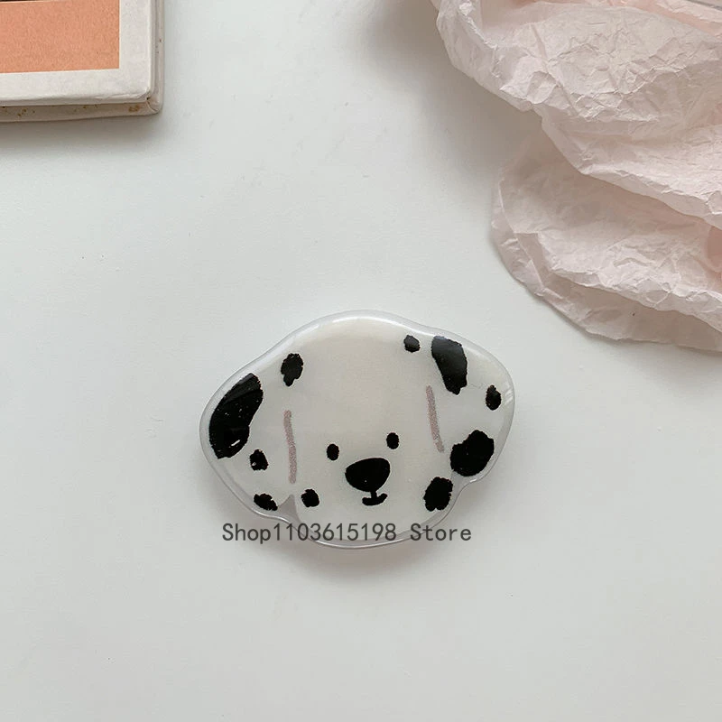 Korean Cute Cartoon Puppy Griptok Grip Tok Phone Finger Ring Holder Stand Support For iPhone 7 Samsung Foldable Socket Bracket - view 5