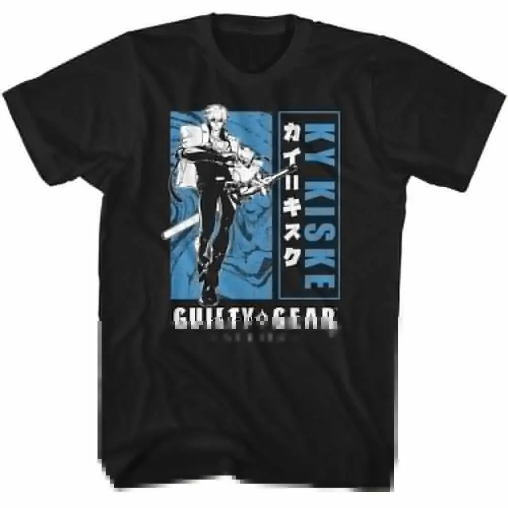 Guilty Gear Blocked Out Ky Gaming T Shirt