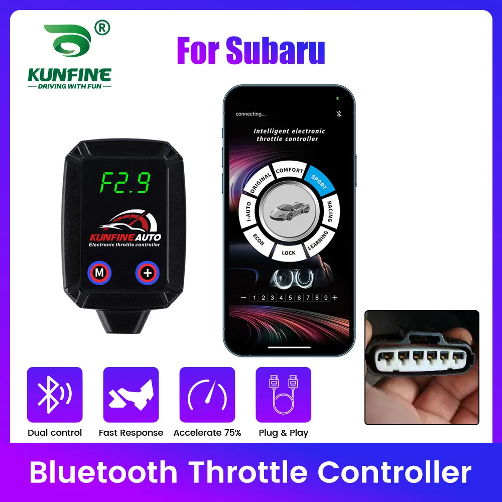 

APP Bluetooth Car Electronic Throttle Controller Pedal Box Racing Accelerator Potent Booster For Subaru Tuning Parts Accessory