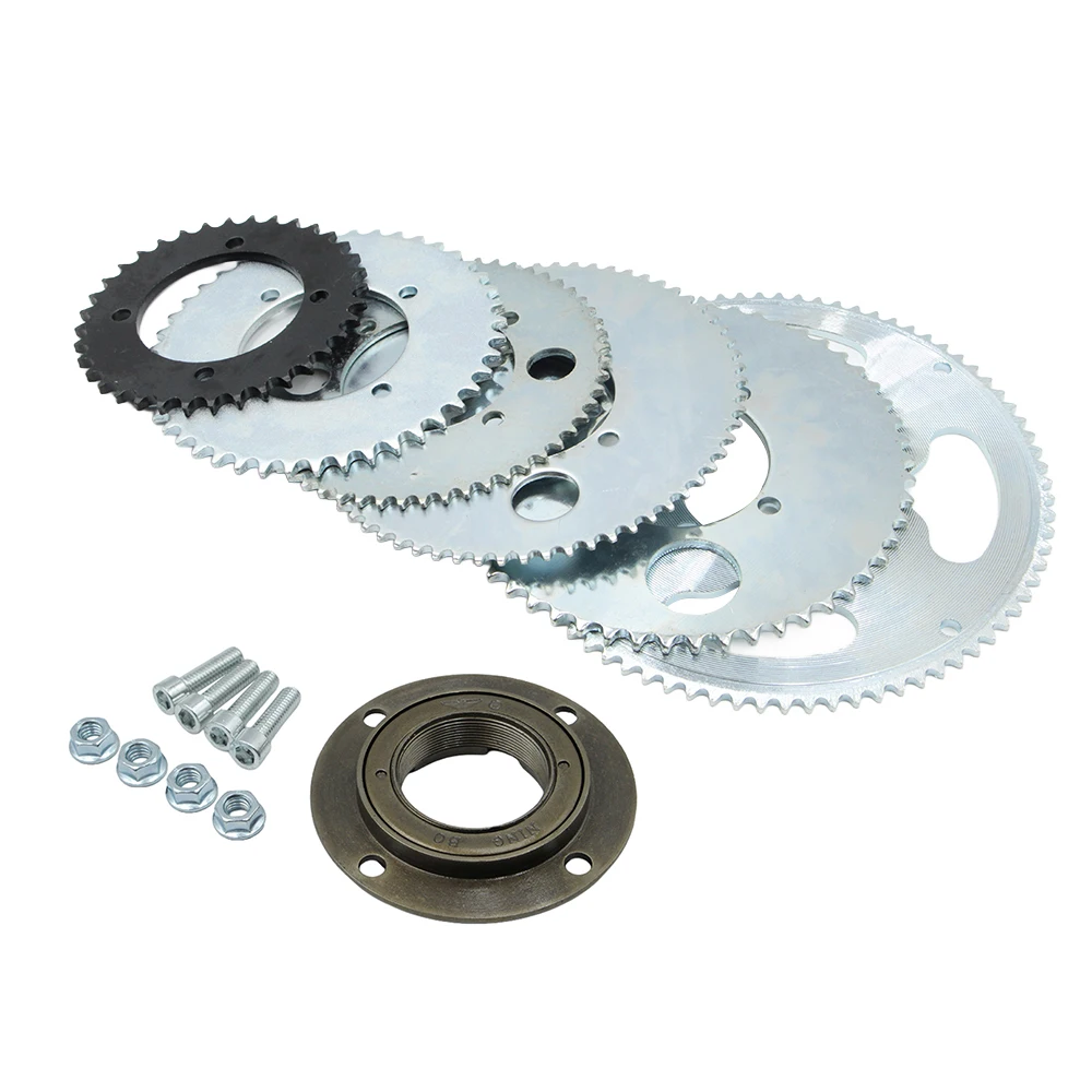 Non Tooth 4 Holes Freewheel Clutch Bearings 25H/T8F Sprocket For Electric Scooter Bicycle Pocket Pit Dirt Bike Rear Wheel Parts