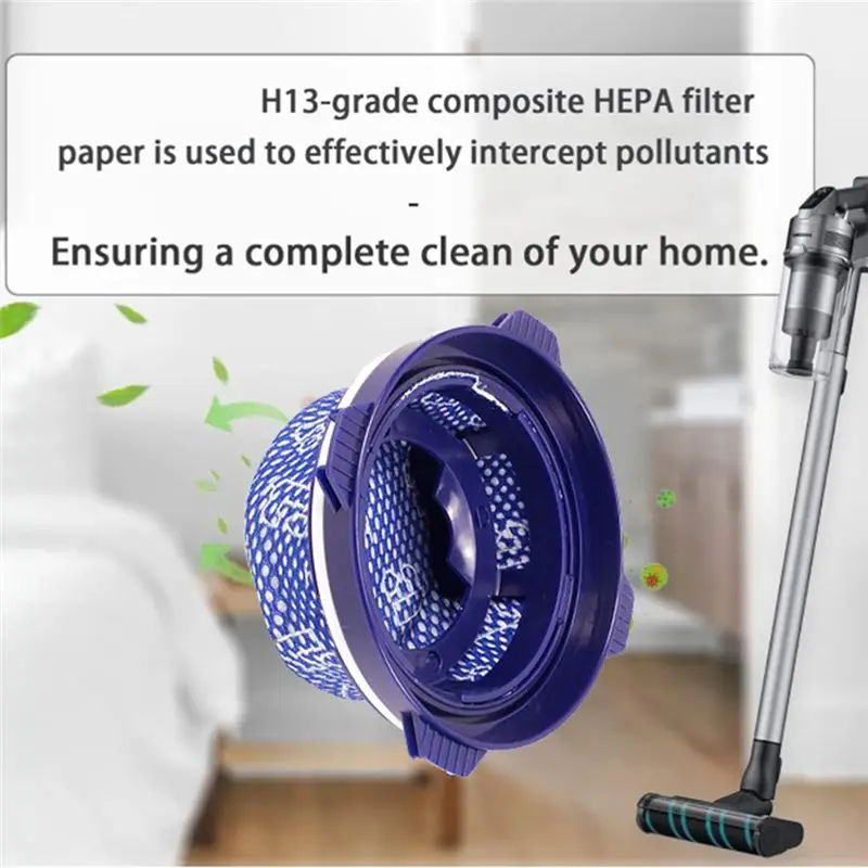 B47B 6PCS HEPA Filter for Jet 60 Jet 70 Jet 75 Jet 90 VS9000RL Stick Vacuum Cleaner Parts
