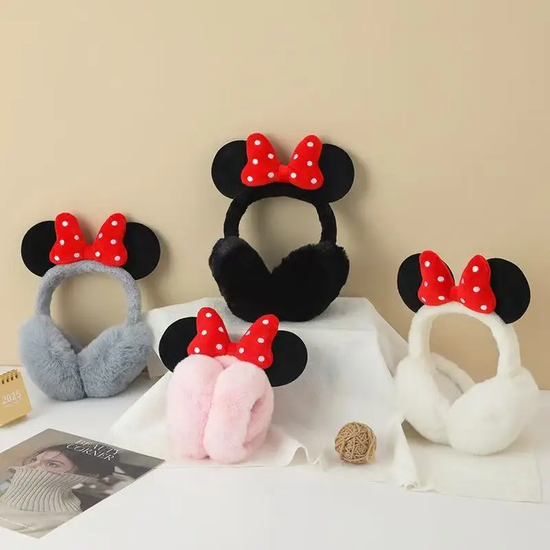 

Disney Mickey Foldable Cute Winter Cartoon Warm Earmuffs Earmuffs Plush Cold-proof Anti-freezing Thickened Ear Warm Ear Bag