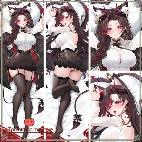 

Anime Game YouTuber Dakimakura Hing Body PillowCase Cushion Otaku Bed Linings Xmas